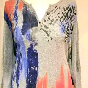 CJ Banks 3/4 sleeve top size 3X